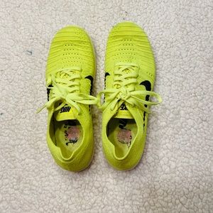 nike fluorescent yellow shoes